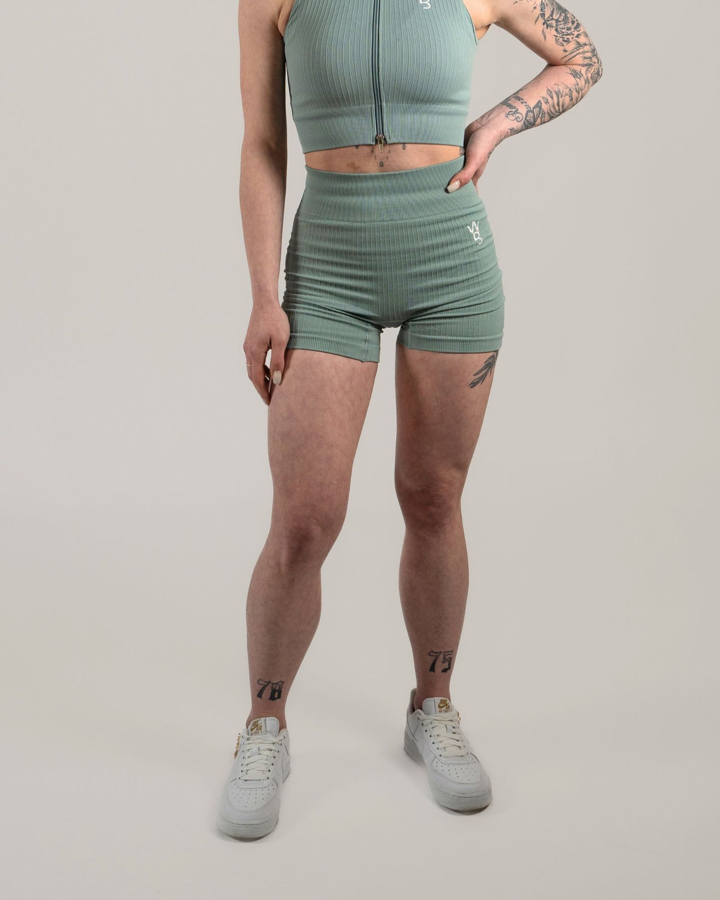Contour Shorts met Hoge Taille