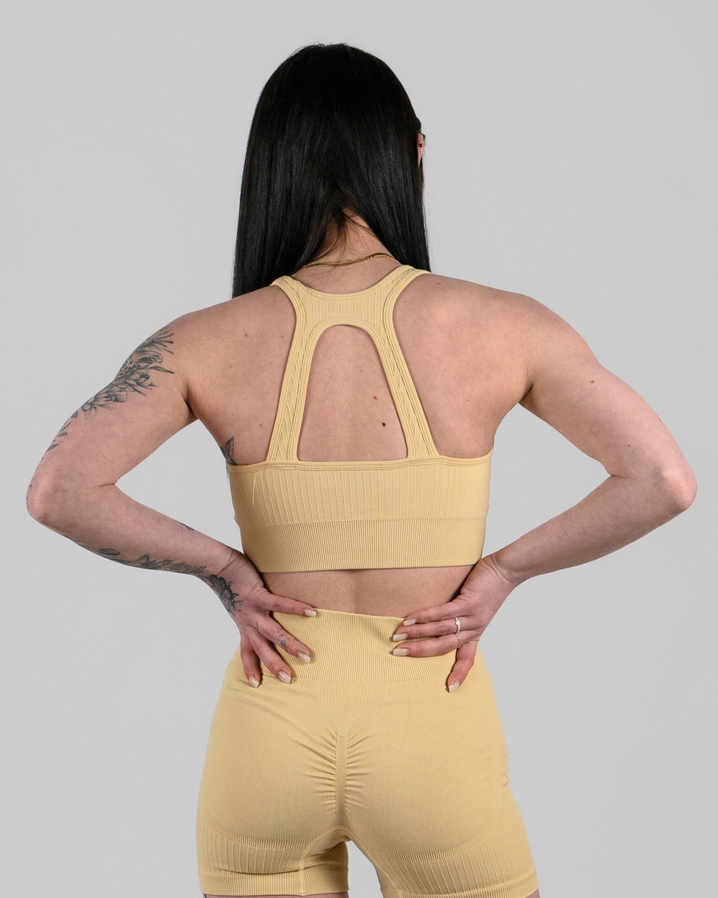 Sport BH Geribbeld Patroon