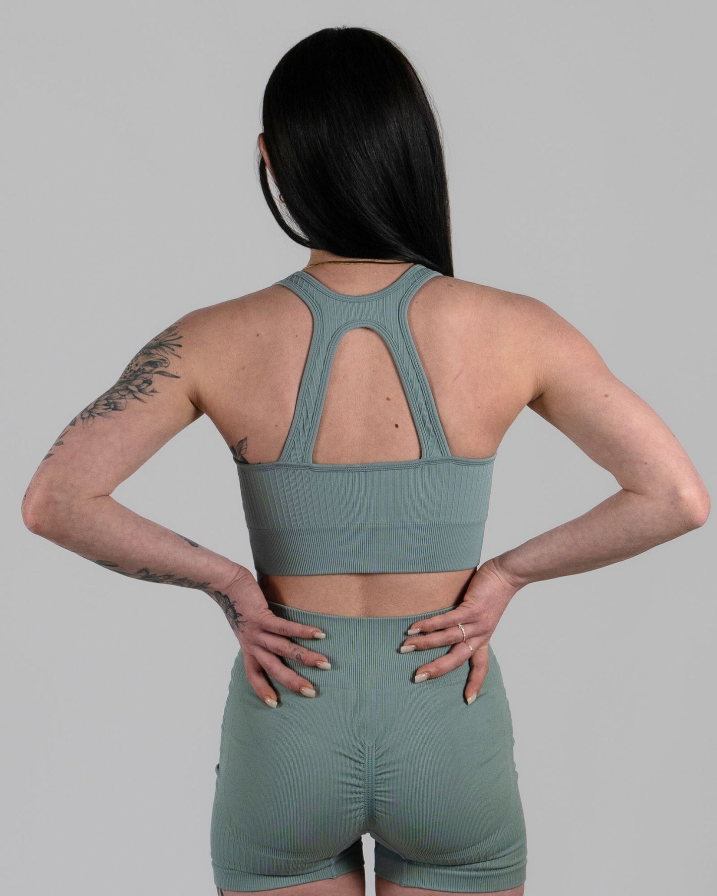 Sport BH Geribbeld Patroon