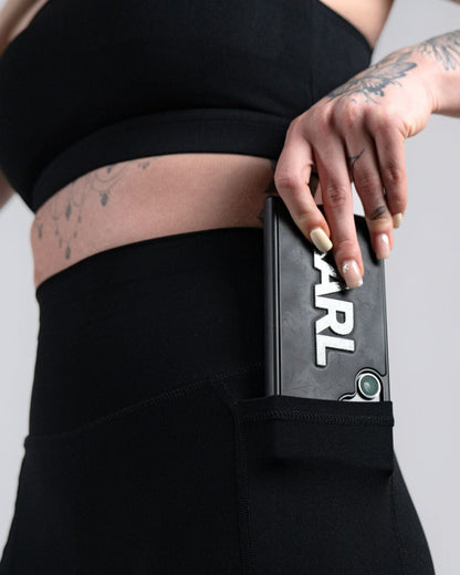 High Waisted Legging Met Zijzakken